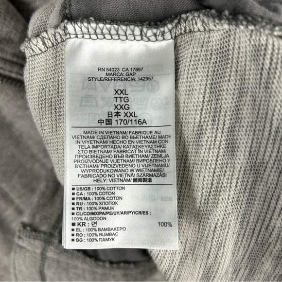 Gap Women's Size XXL Grey Lightweight Side Zip Jacket - Picture 4 of 8